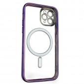 Силиконовый чехол SHINING with MagSafe для iPhone 11 Pro Max Фиолетовый