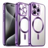 Силиконовый чехол SHINING with MagSafe для iPhone 11 Pro Max Фиолетовый