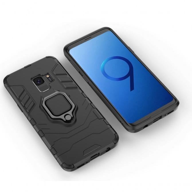 Чехол HONOR Hard Defence Series Samsung G960 Galaxy S9 Black (with magnet)-1