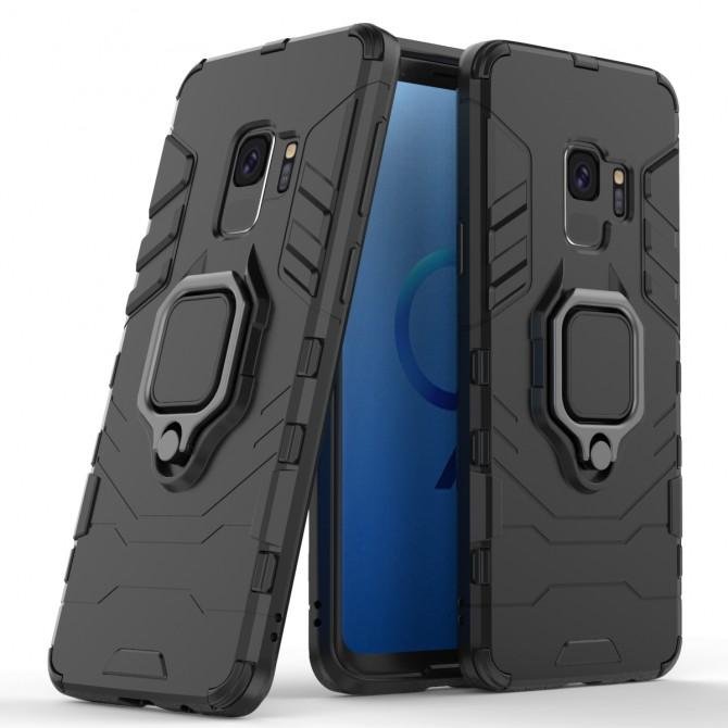Чехол HONOR Hard Defence Series Samsung G960 Galaxy S9 Black (with magnet)-2
