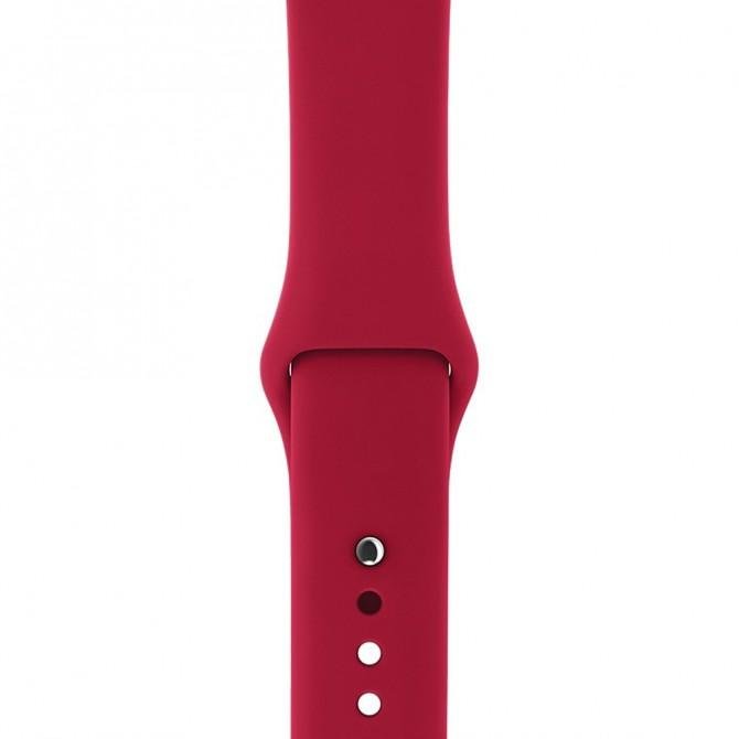Ремешок для Apple Watch 38/40mm Sport Band Розово красный-2