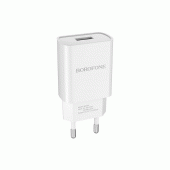 Мережевий зарядний пристрій 1USB Borofone BA20A Sharp White Мережевий зарядний пристрій 1USB Borofone BA20A Sharp White