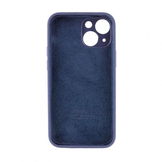 Силиконовый чехол для iPhone 15 Midnight Blue FULL-1