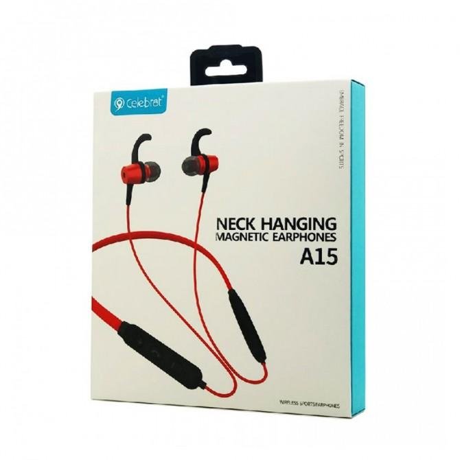 Беспроводные наушники Celebrat A15 Красный-3