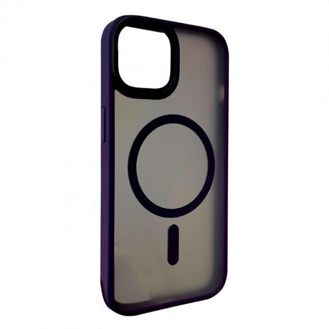 Чохол Pjur with Magsafe for iPhone 15 Pro Max Dark Purple