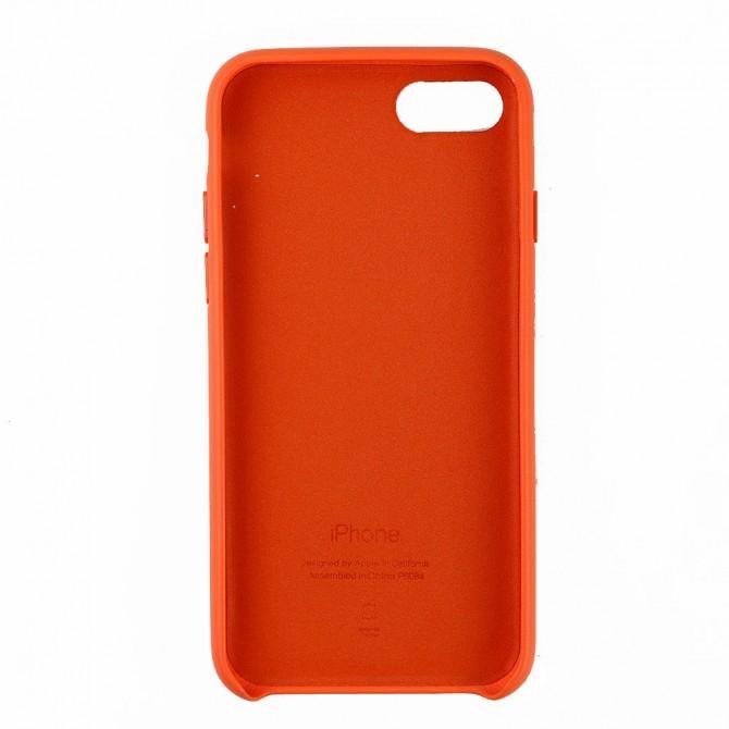 Чохол Leather Case для iPhone 7/8 Bright Orange-2