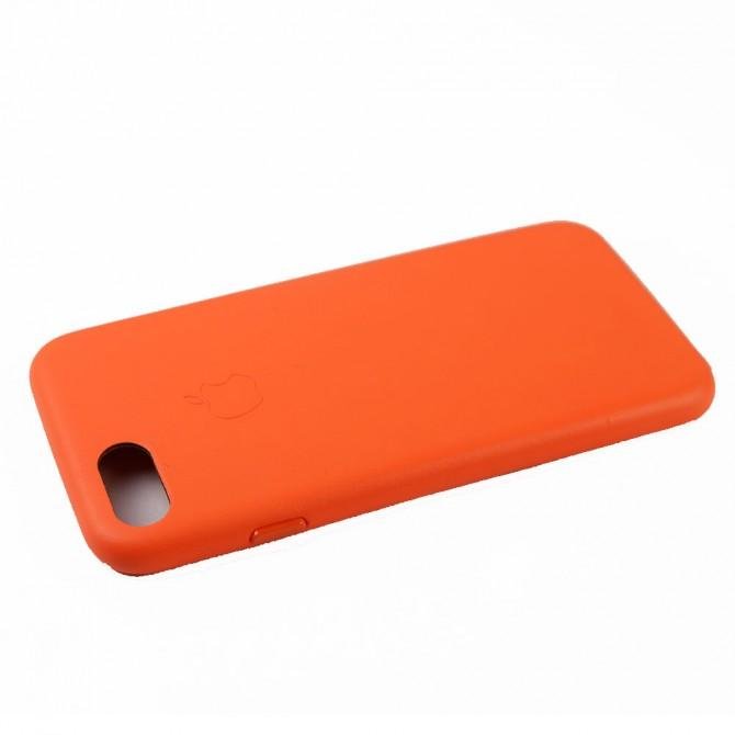 Чохол Leather Case для iPhone 7/8 Bright Orange-3