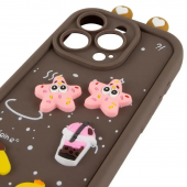 Чехол TPU Toys Case with Ears для Apple iPhone 15 Pro (6.1