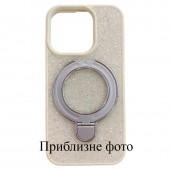 Чохол-накладка Diamond with stand back для iPhone 16 White