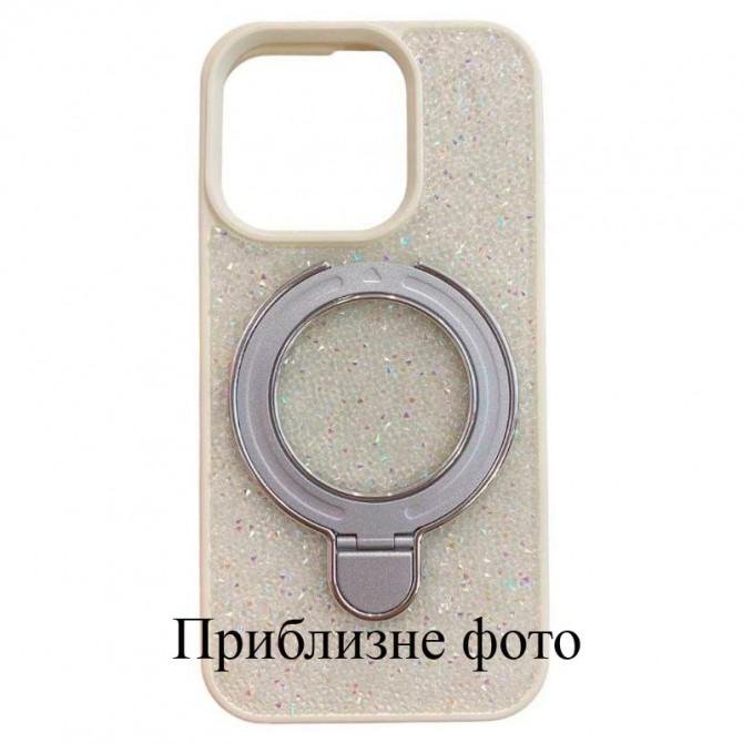 Чохол-накладка Diamond with stand back для iPhone 16 White