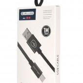 Кабель Jellico GS10 Type-C 1m 3.1A Black