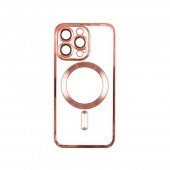 Силиконовый чехол SHINING with MagSafe для iPhone 13 Pro Max Розовый Силиконовый чехол SHINING with MagSafe для iPhone 13 Pro Max Розовый