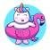 Держатель Pop Socket Baby Unicorn #40
