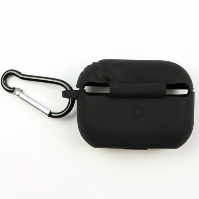 Чохол U-Like Silicone Protective Case для Airpods Pro Wave Чорний-1