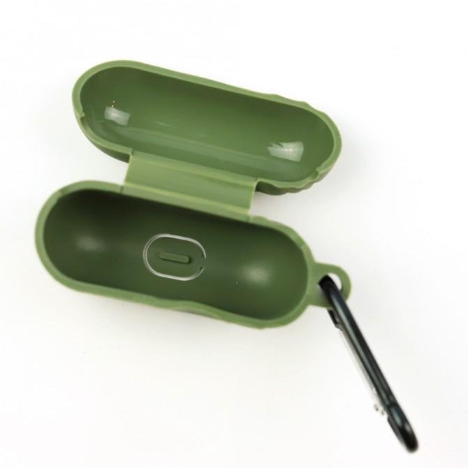 Чохол U-Like Silicone Protective Case для Airpods Pro Wave Армiйський Зелений-2