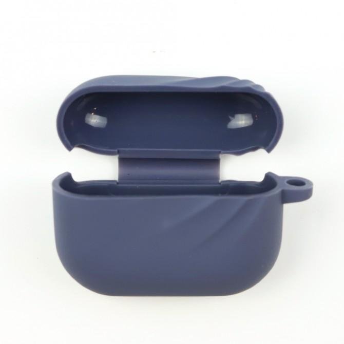 Чохол U-Like Silicone Protective Case для Airpods Pro Wave Темно Синій