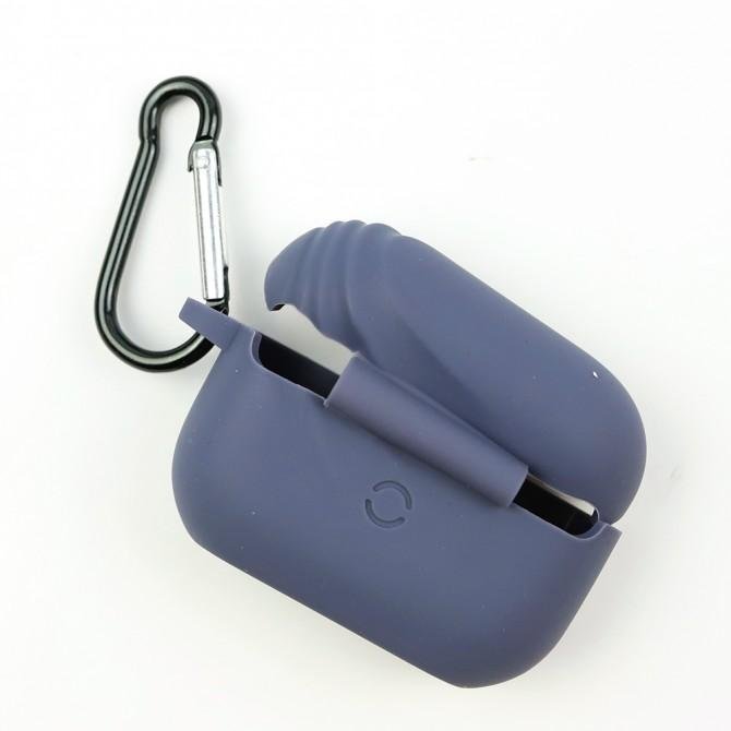 Чохол U-Like Silicone Protective Case для Airpods Pro Wave Темно Синій-2