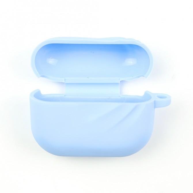 Чохол U-Like Silicone Protective Case для Airpods Pro Wave Небесно Синій