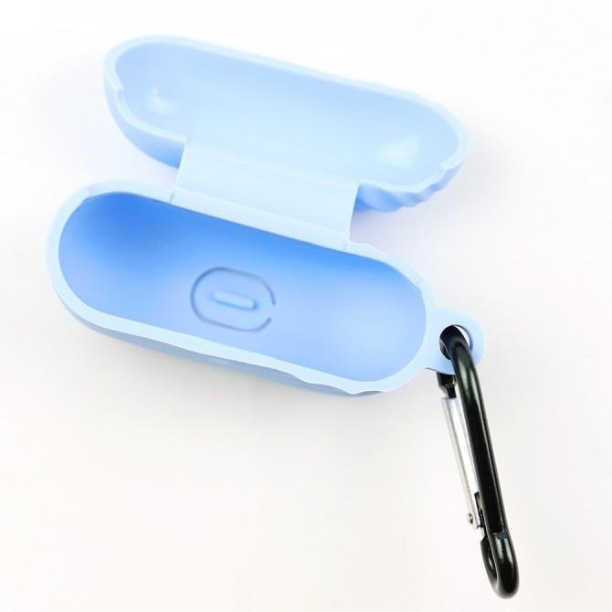 Чохол U-Like Silicone Protective Case для Airpods Pro Wave Небесно Синій-2