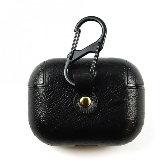 Чехол U-Like Leather Protective Case для Airpods Pro Чёрный-1