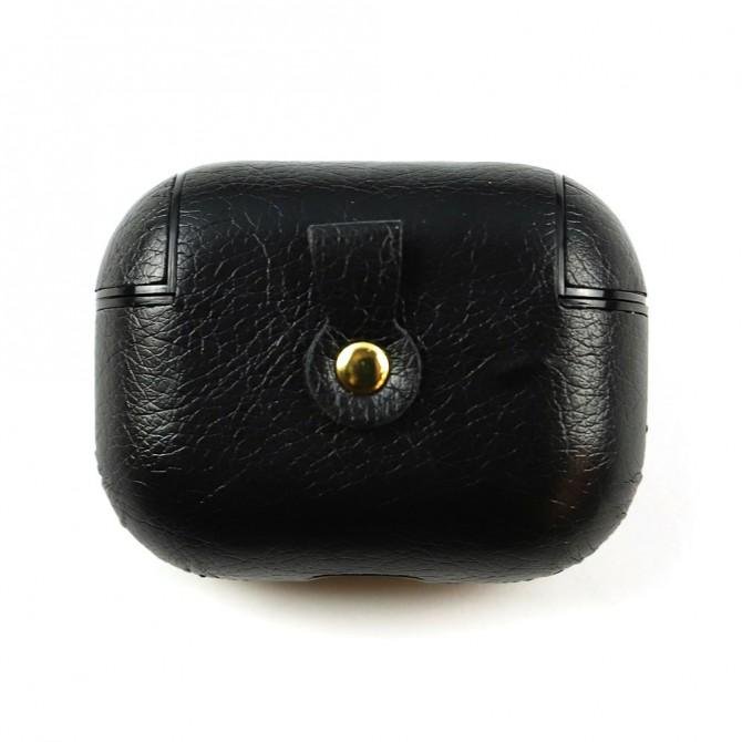 Чехол U-Like Leather Protective Case для Airpods Pro Чёрный-2