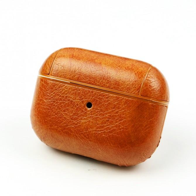Чехол U-Like Leather Protective Case для Airpods Pro Brown-1