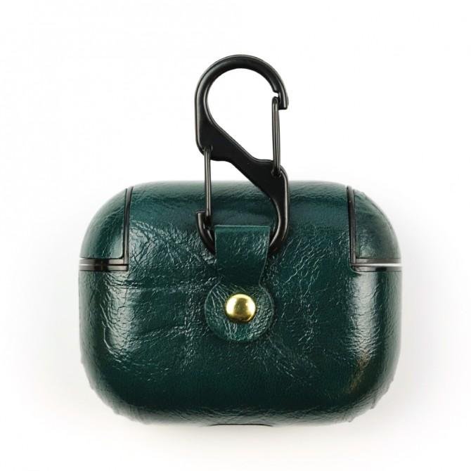 Чохол U-Like Leather Protective Case для Airpods Pro Зелений-1