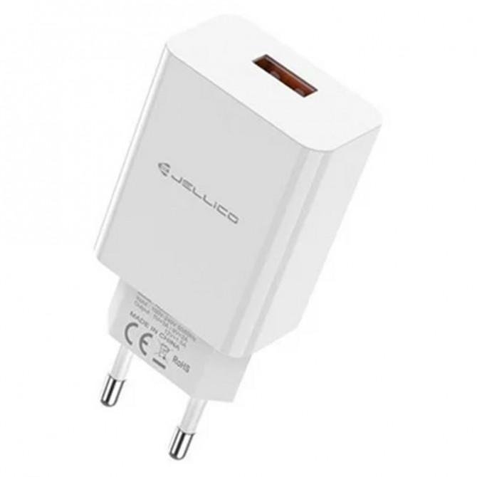 Мережевий зарядний пристрій Jelico AQC31/32 Бiлий