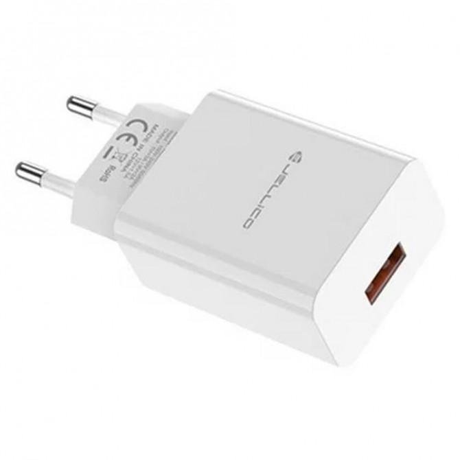 Мережевий зарядний пристрій Jelico AQC31/32 Бiлий-1