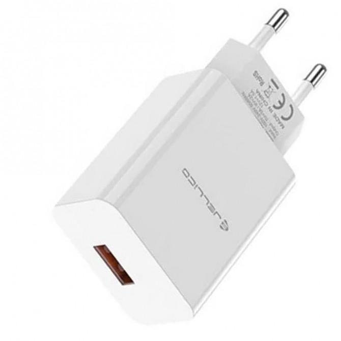 Мережевий зарядний пристрій Jelico AQC31/32 Бiлий-2