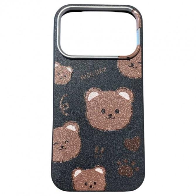 Накладка Happy Bear для iPhone 17 Pro Max Black