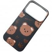 Накладка Happy Bear для iPhone 17 Pro Max Black