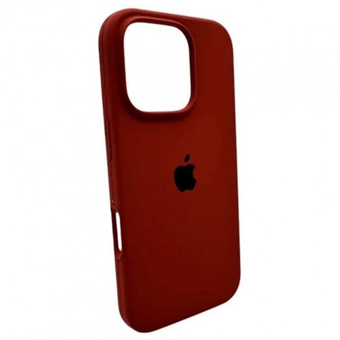 Силиконовый чехол для iPhone 16 Pro Max Saddle Brown FULL-2