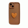 Чехол 3D Heart series for iPhone 13 Brown