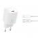Мережевий зарядний пристрій XO L146 20W/USB-C + Lightning White