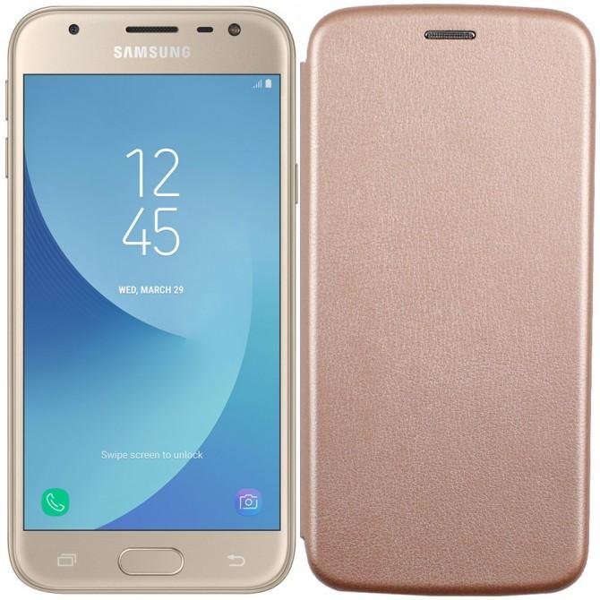 Чехол книжка U-Like Best для Samsung Galaxy A7 2017 (A720) Gold