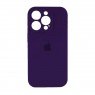 Оригинальный силиконовый чехол для iPhone 14 Pro Berry Purple FULL