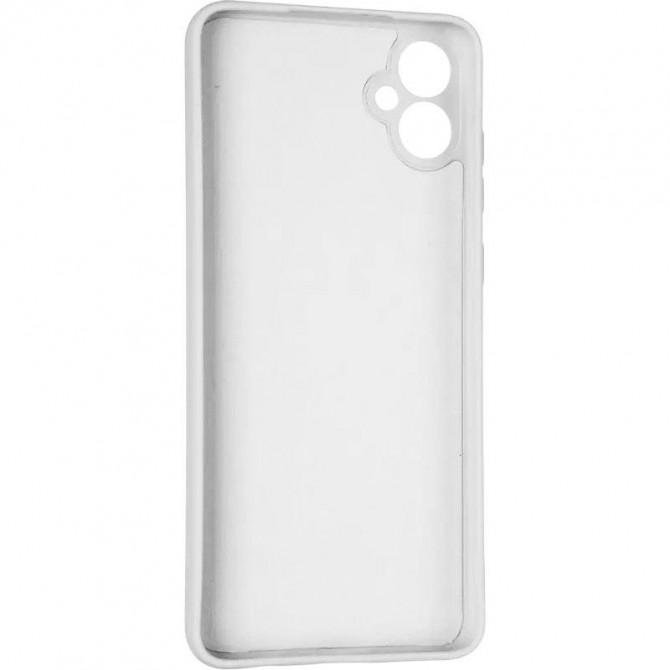 Силиконовый чехол Samsung A055 Galaxy A05 Белый FULL-1