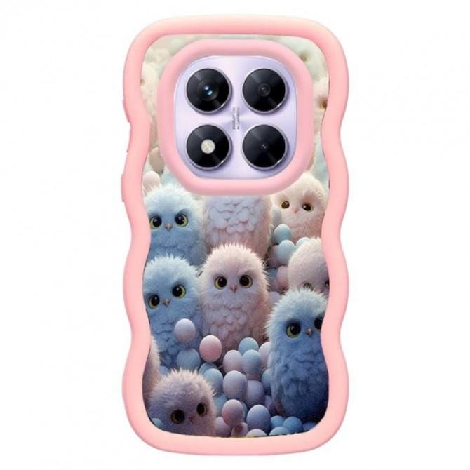 Чехол TPU Cloudy Pictures для Xiaomi Redmi Note 14 Pro 5G/ Poco X7 Owls