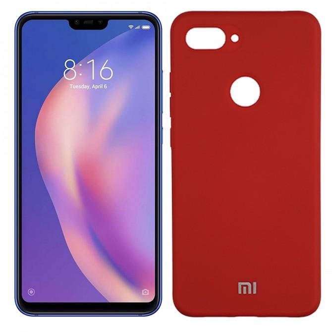 Чохол Soft Case для Xiaomi Mi8 Lite Червоний FULL