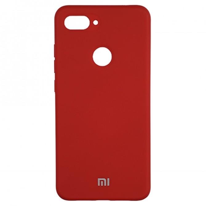 Чохол Soft Case для Xiaomi Mi8 Lite Червоний FULL-1