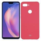 Чехол Soft Case для Xiaomi Mi8 Lite Ярко малиновый FULL