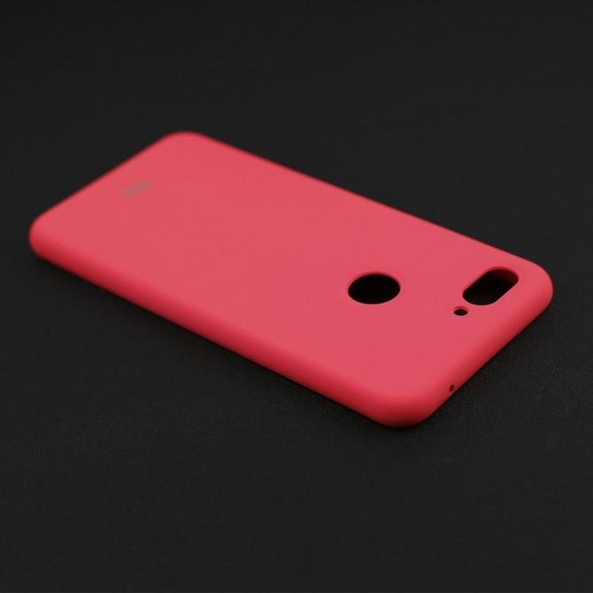Чохол Soft Case для Xiaomi Mi8 Lite Яскраво малиновий FULL-4