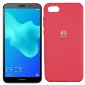Чехол Soft Case для Huawei Y5 2018 Ярко малиновый FULL