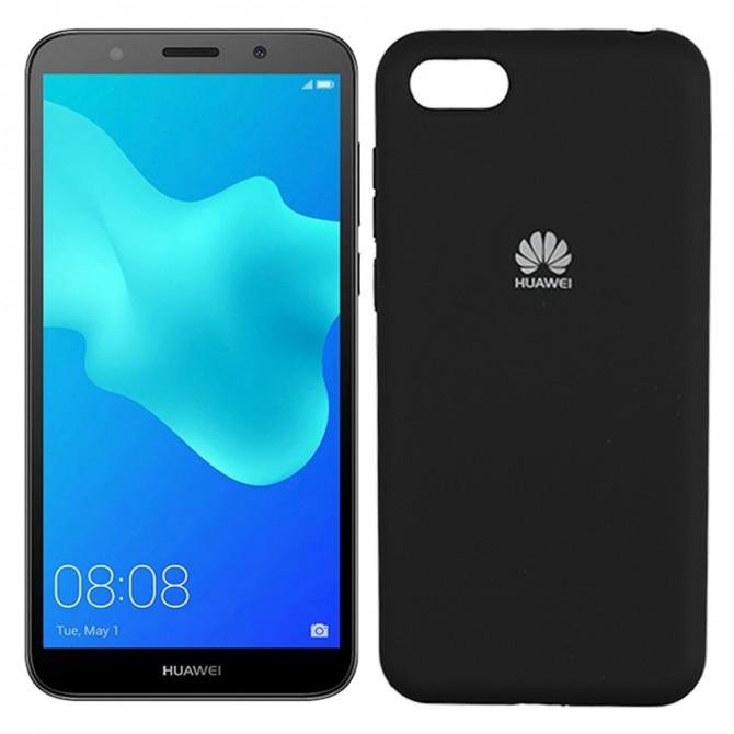 Чехол Soft Case для Huawei Y5 2018 Чёрный FULL