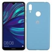 Чехол Soft Case для Huawei Y7 2019 Ярко синий FULL