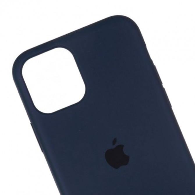 Оригинальный силиконовый чехол для iPhone 14 Plus Midnight Blue FULL-2