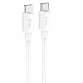 Кабель Hoco X96 Hyper 60W Type-C to Type-C White 1m