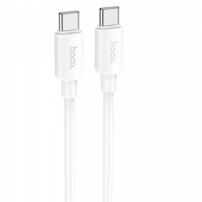 Кабель Hoco X96 Hyper 60W Type-C to Type-C White 1m