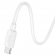 Кабель Hoco X96 Hyper 60W Type-C to Type-C White 1m